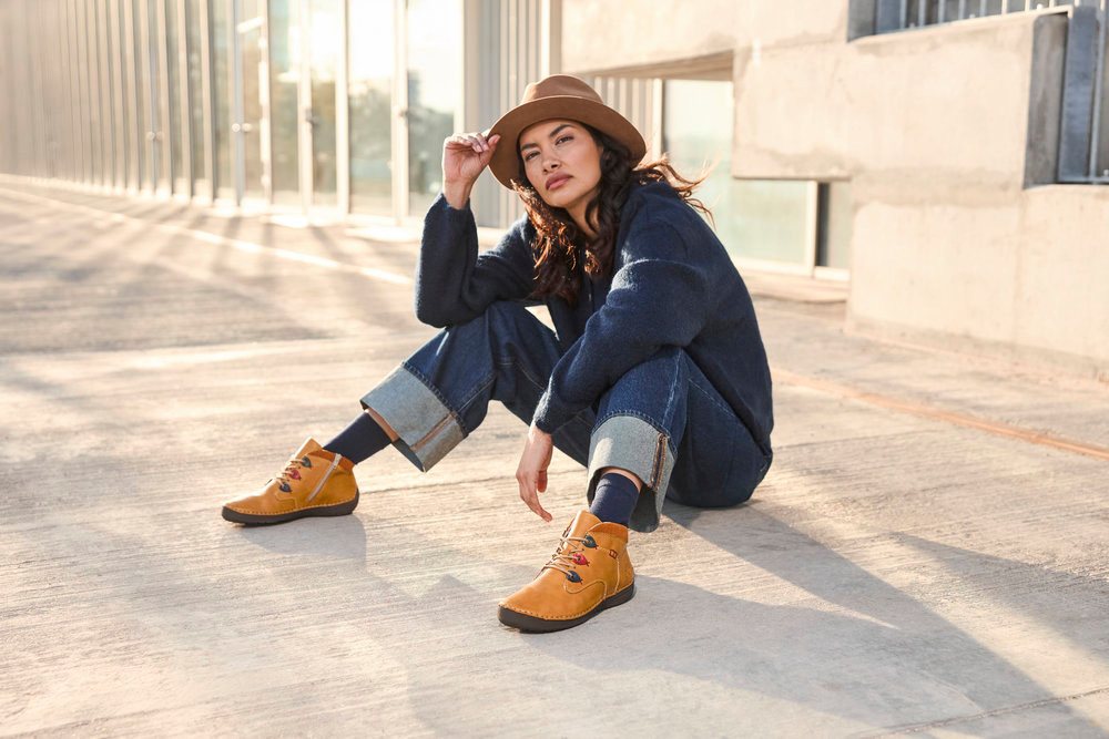 Rieker Schnürboots Stiefelette, High Top Sneaker mit Innenreißverschluss – Bild 3 von 5
