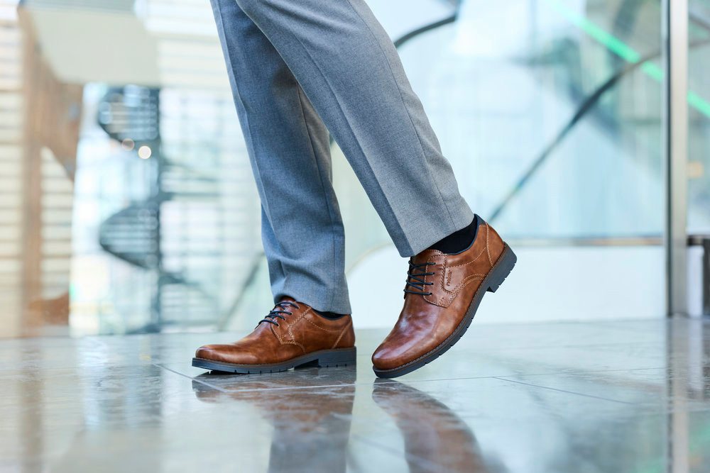Rieker Schnürschuh Halbschuh, Business-Schnürer, Anzugschuh mit Blockabsatz – Bild 3 von 5