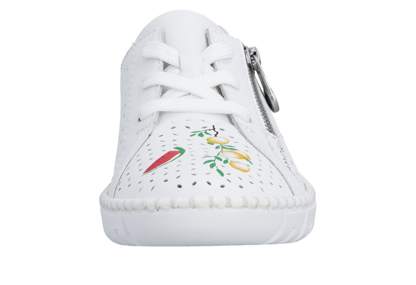 Rieker Schnürschuh Sneaker, Halbschuh, Schnürer mit sommerlichem Motiv-Druck – Bild 4 von 5