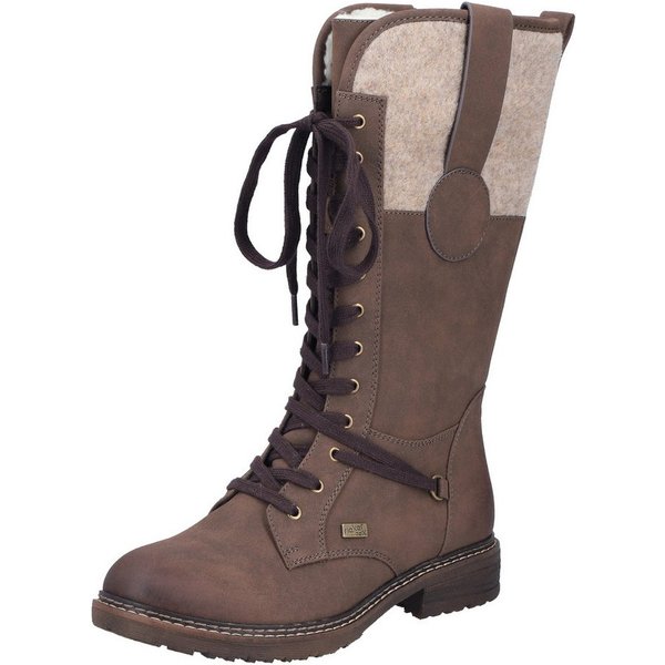 Rieker Schnürstiefel, Winterstiefel, Blockabsatz, Warmfutter, mit Tex-Ausstattung