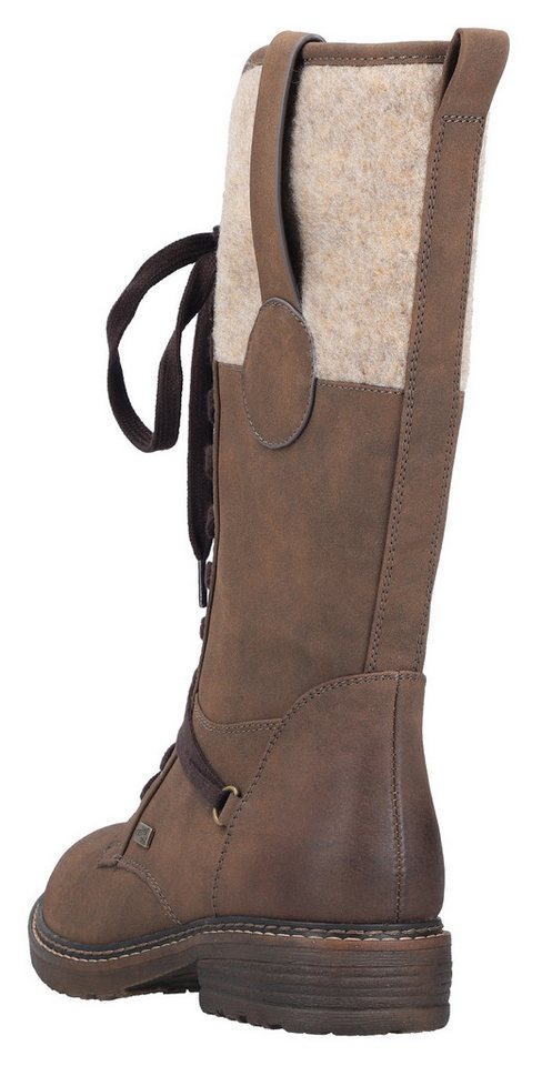 Rieker Schnürstiefel, Winterstiefel, Blockabsatz, Warmfutter, mit Tex-Ausstattung – Bild 5 von 5