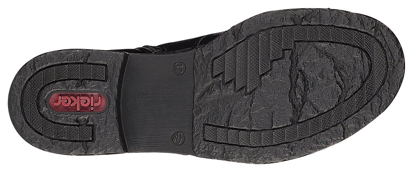 Rieker Schnürstiefelette, Schnürboots, Blockabsatz, mit gepolstertem Schaftabschluss – Bild 3 von 5