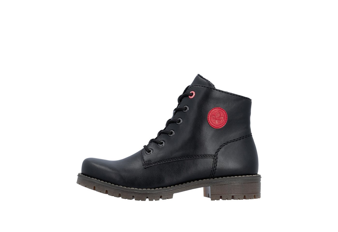 Rieker Schnürstiefelette Ankleboots, Schnürboots, Klassik-Stiefelette mit Logoprägung – Bild 3 von 5