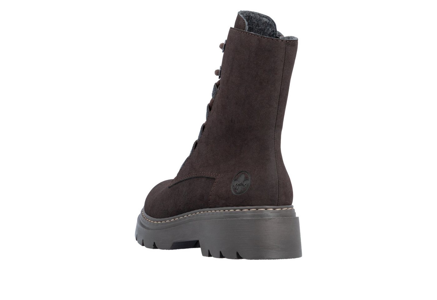 Rieker Schnürstiefelette Schnürboots, Herbststiefelette mit Glitzersteinchen – Bild 4 von 5