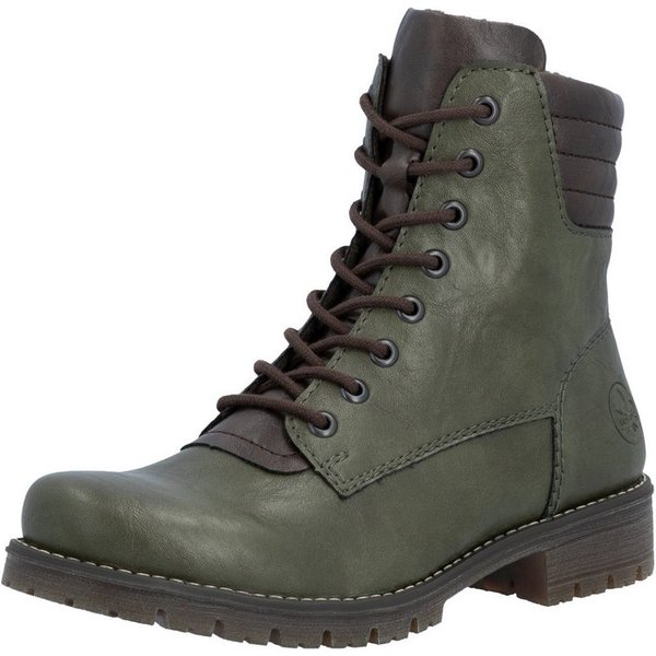 Rieker Schnürstiefelette Schnürboots, Profilsohle, mit Blockabsatz
