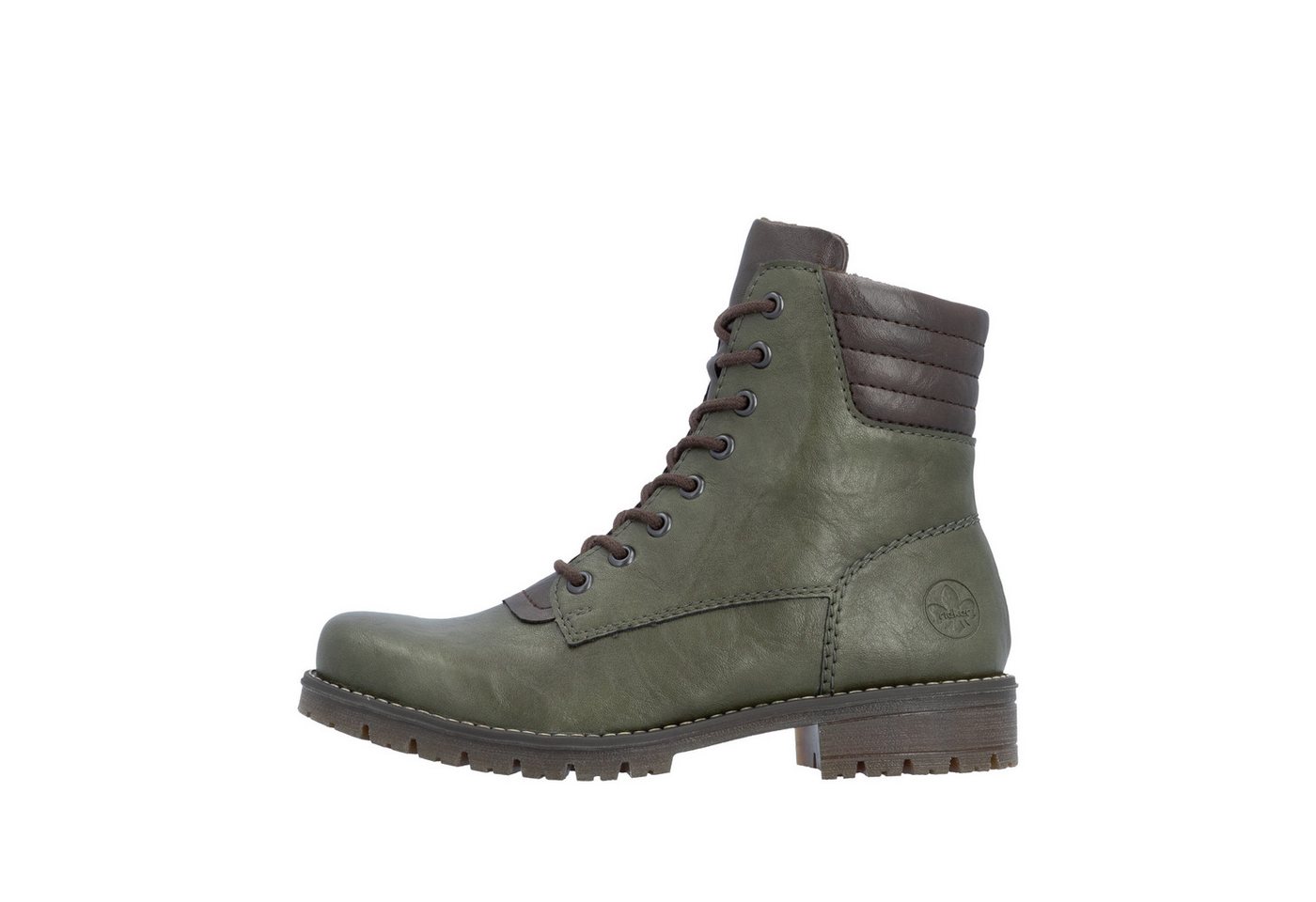 Rieker Schnürstiefelette Schnürboots, Profilsohle, mit Blockabsatz – Bild 3 von 5