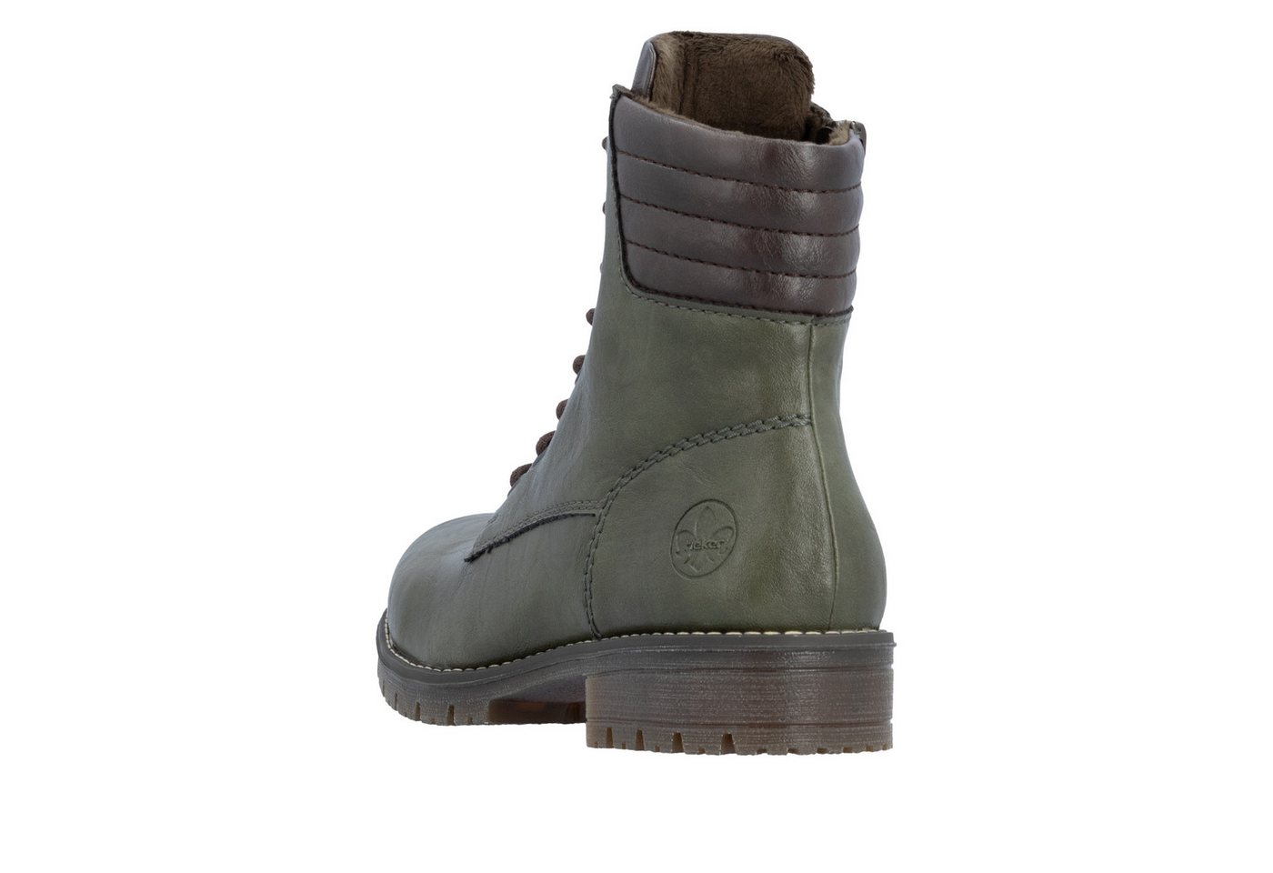 Rieker Schnürstiefelette Schnürboots, Profilsohle, mit Blockabsatz – Bild 4 von 5