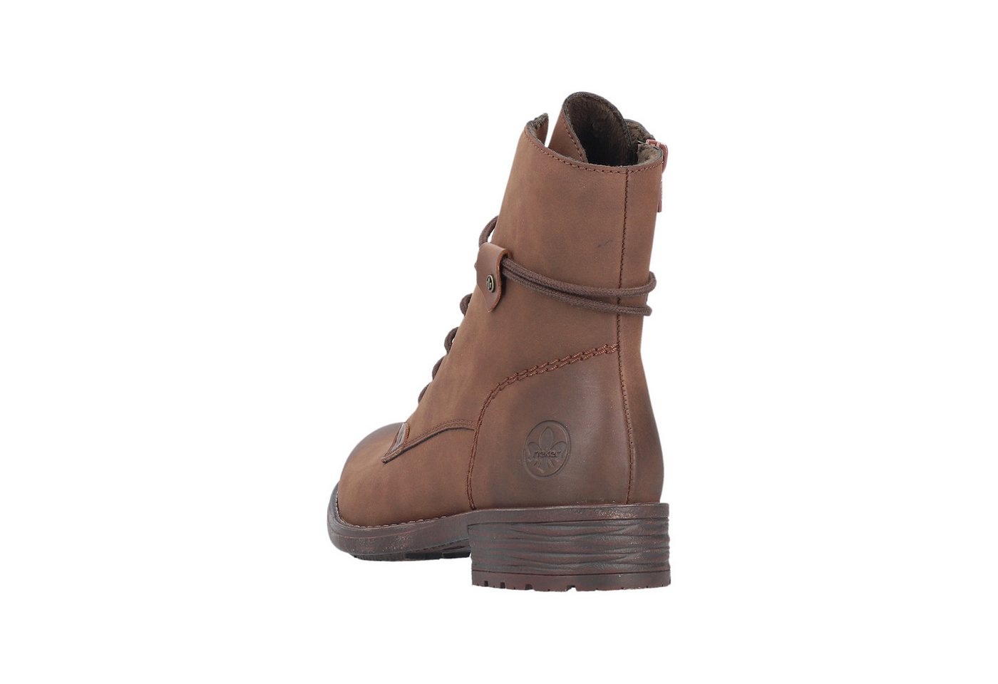 Rieker Schnürstiefelette Schnürboots mit schaftumspielender Schnürung, in dezenter Used-Optik – Bild 4 von 5