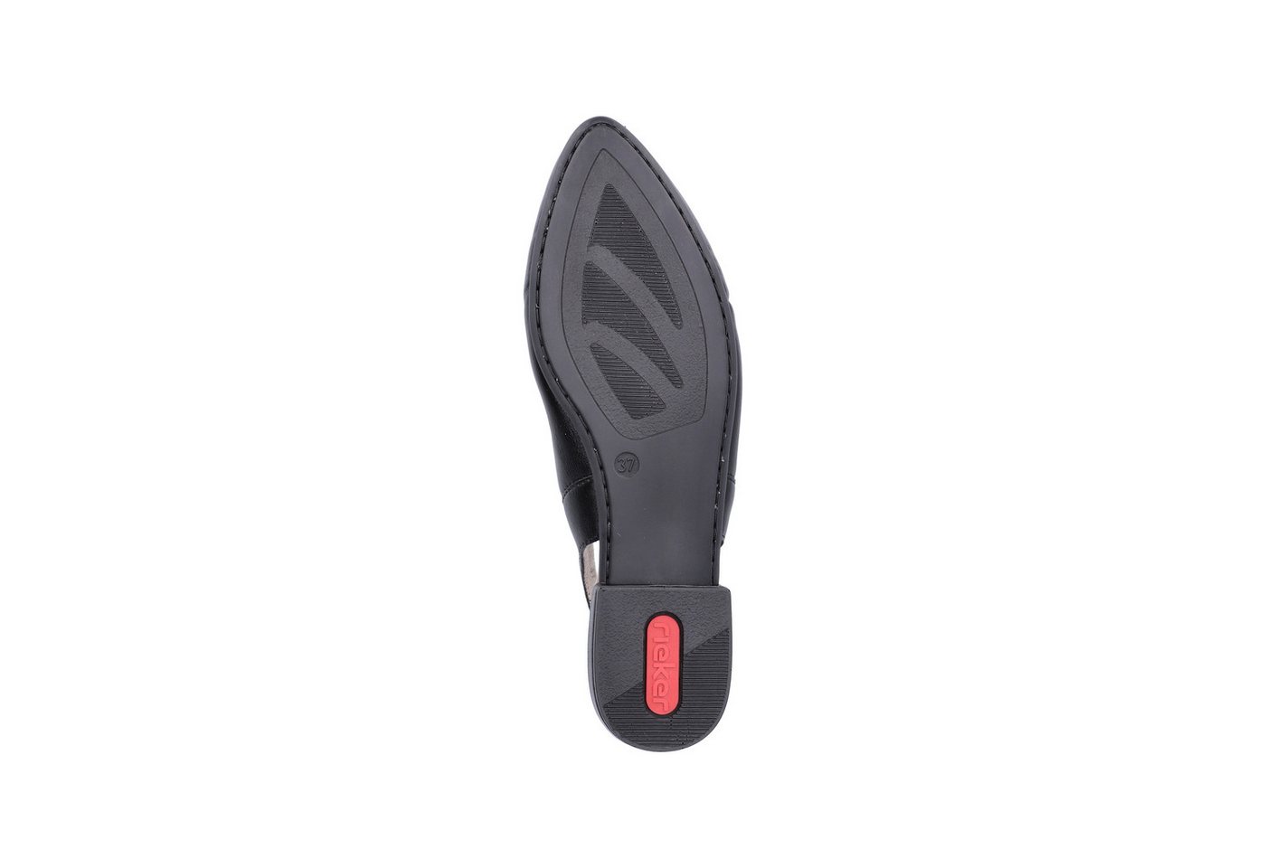 Rieker Slingsandale Sabot, Sommerschuh, Blockabsatz, mit verstellbarem Riemchen – Bild 3 von 5