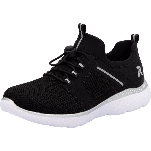 Rieker Slip-On Sneaker, Schlupfschuh, Halbschuh, Freizeitsneaker mit Anziehlaschen