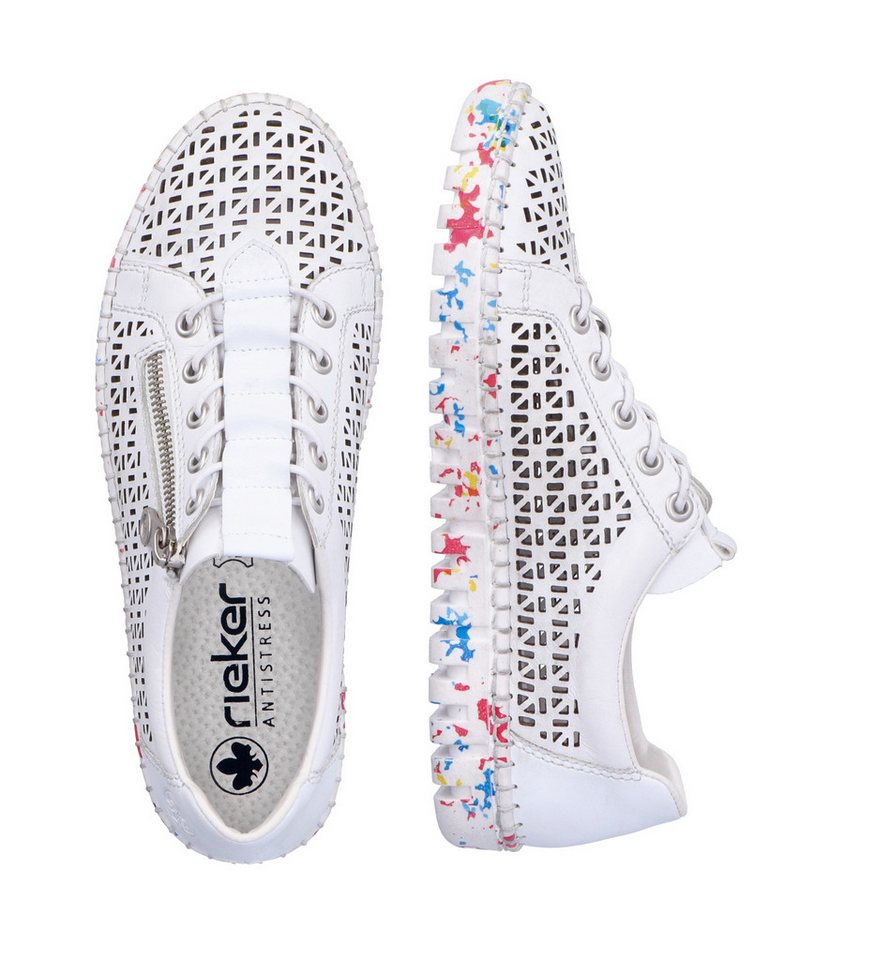 Rieker Slip-On Sneaker, Halbschuh, Freizeitschuh, Schlupfschuh mit Gummizug – Bild 3 von 5