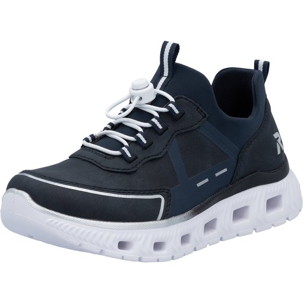 Rieker Slip-On Sneaker, Schlupfschuh, Halbschuh, Freizeitsneaker mit Schnellverschluss
