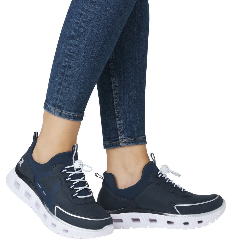 Rieker Slip-On Sneaker, Schlupfschuh, Halbschuh, Freizeitsneaker mit Schnellverschluss – Bild 4 von 5