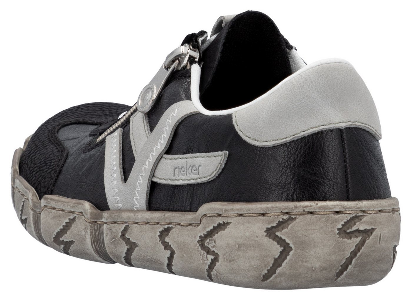Rieker Slip-On Sneaker, Halbschuh, Schlupfschuh, Freizeitschuh mit weicher Innensohle – Bild 3 von 5