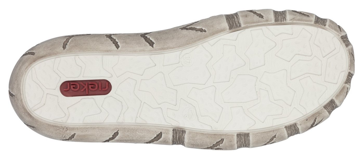 Rieker Slip-On Sneaker, Halbschuh, Schlupfschuh, Freizeitschuh mit weicher Innensohle – Bild 4 von 5