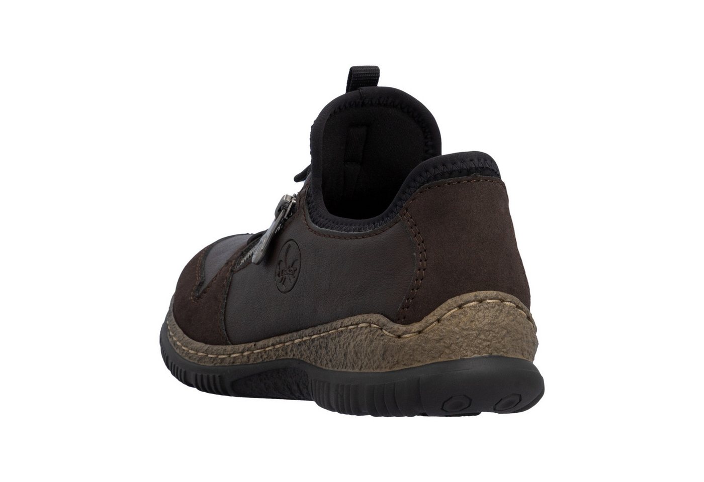 Rieker Slip-On Sneaker Freizeitschuh, Halbschuh mit Zierreißverschluss und Gummizug – Bild 2 von 5