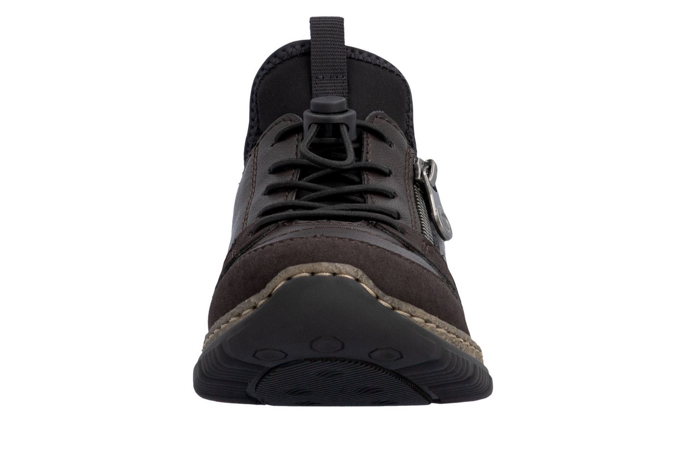 Rieker Slip-On Sneaker Freizeitschuh, Halbschuh mit Zierreißverschluss und Gummizug – Bild 4 von 5