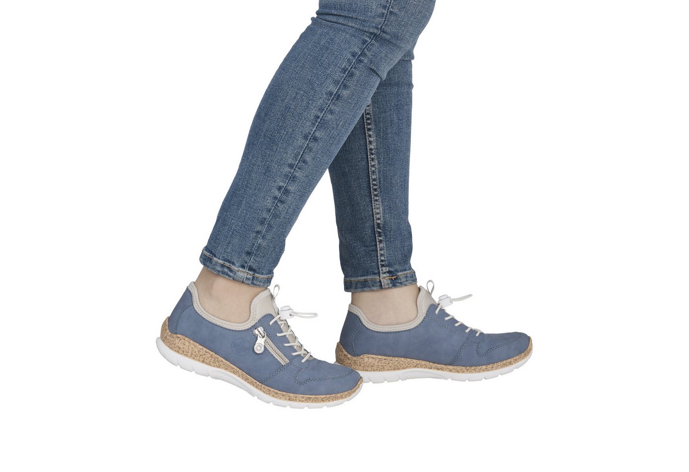 Rieker Slip-On Sneaker Freizeitschuh, Halbschuh, Slipper mit leichter Laufsohle – Bild 2 von 5