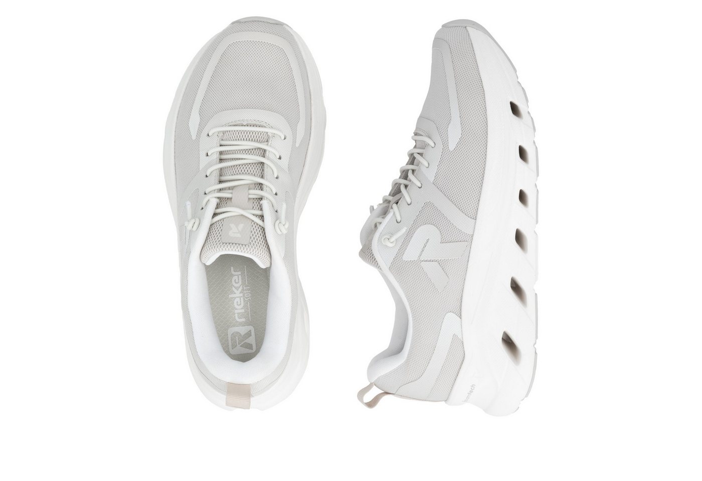 Rieker Slip-On Sneaker Schlupfschuh, Freizeitsneaker, Halbschuh mit softem Schaftrand – Bild 3 von 5
