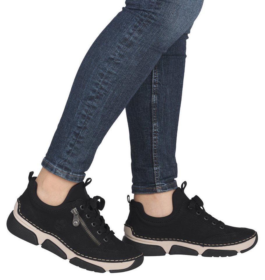 Rieker Slip-On Sneaker Schlupfschuh, Halbschuh, Freizeitschuh mit weicher Innensohle – Bild 4 von 5