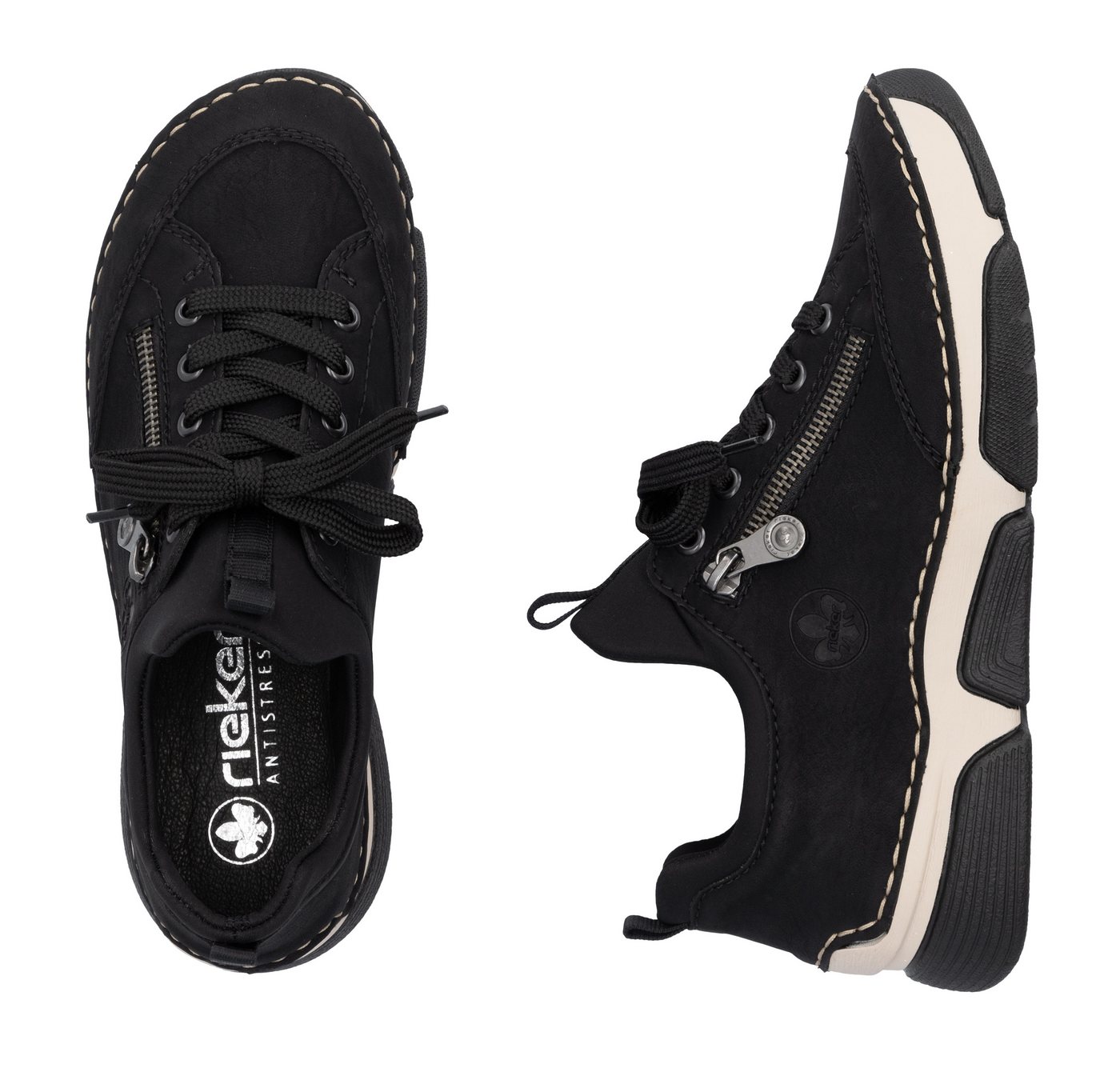 Rieker Slip-On Sneaker Schlupfschuh, Halbschuh, Freizeitschuh mit weicher Innensohle – Bild 5 von 5
