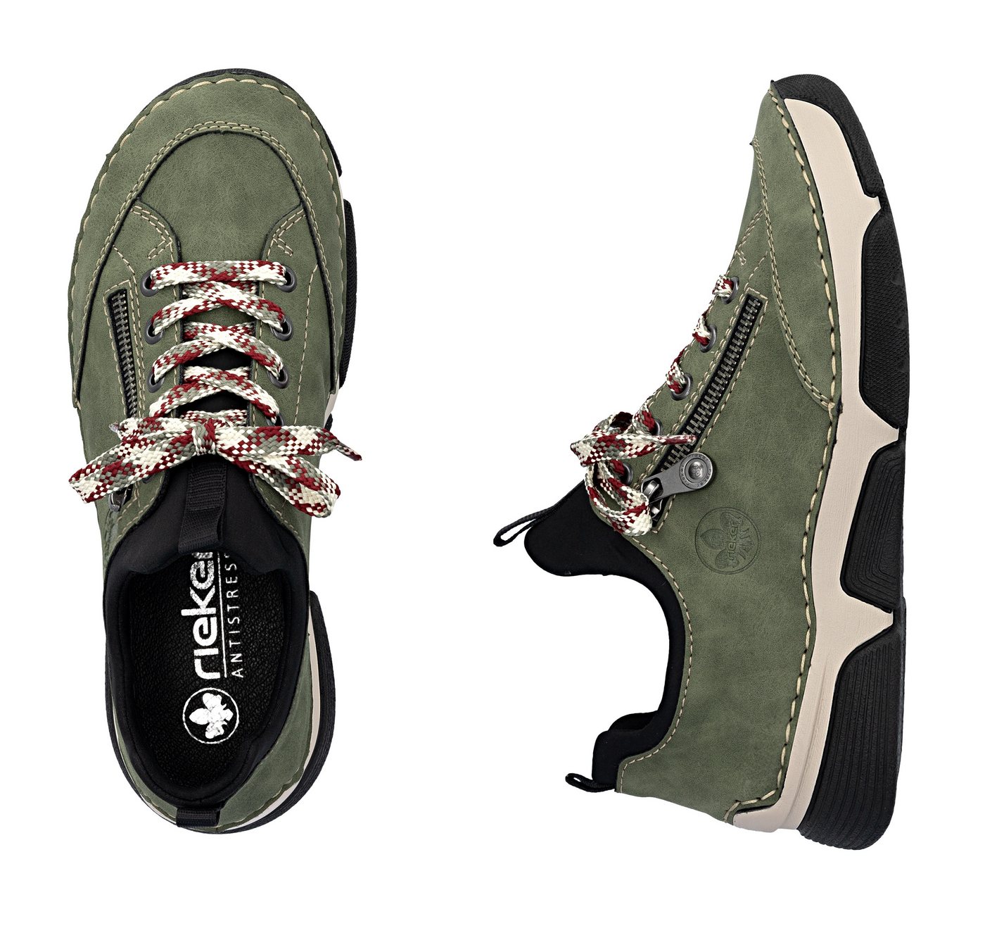Rieker Slip-On Sneaker Schlupfschuh, Halbschuh, Freizeitschuh mit weicher Innensohle – Bild 3 von 5