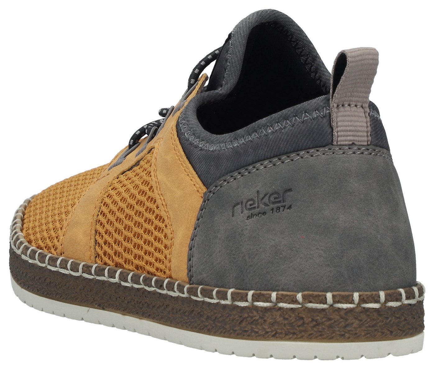 Rieker Slip-On Sneaker Schlupfschuh, Slipper, Freizeitschuh, elastischer Einstieg, Gummizug – Bild 2 von 5