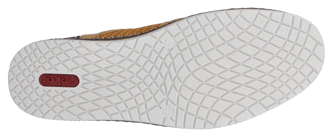 Rieker Slip-On Sneaker Schlupfschuh, Slipper, Freizeitschuh, elastischer Einstieg, Gummizug – Bild 3 von 5