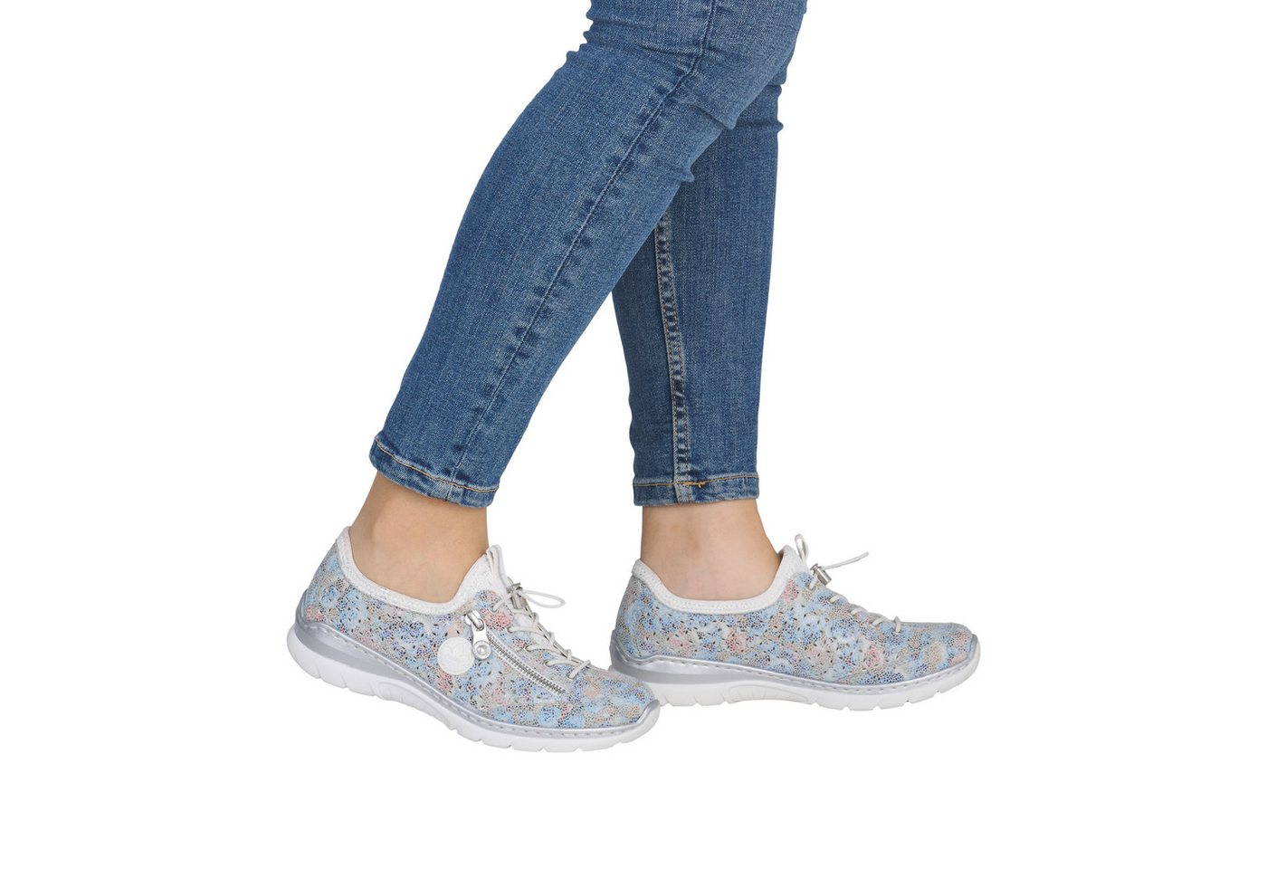 Rieker Slip-On Sneaker Schlupfschuh, Freizeitsneaker, Halbschuh mit MemoSoft-Ausstattung – Bild 4 von 5