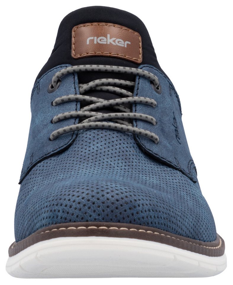 Rieker Slip-On Sneaker Schlupfschuh, Halbschuh, Freizeitschuh mit Prägung – Bild 4 von 5