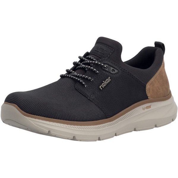 Rieker Slip-On Sneaker Schlupfschuh, Halbschuh, Freizeitsneaker mit Gummizug, schmale Form