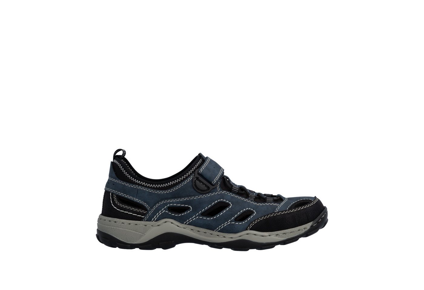 Rieker Slip-On Sneaker Schlupfschuh, Trekkingschuh, Outdoorschuh mit Klettriegel – Bild 5 von 5