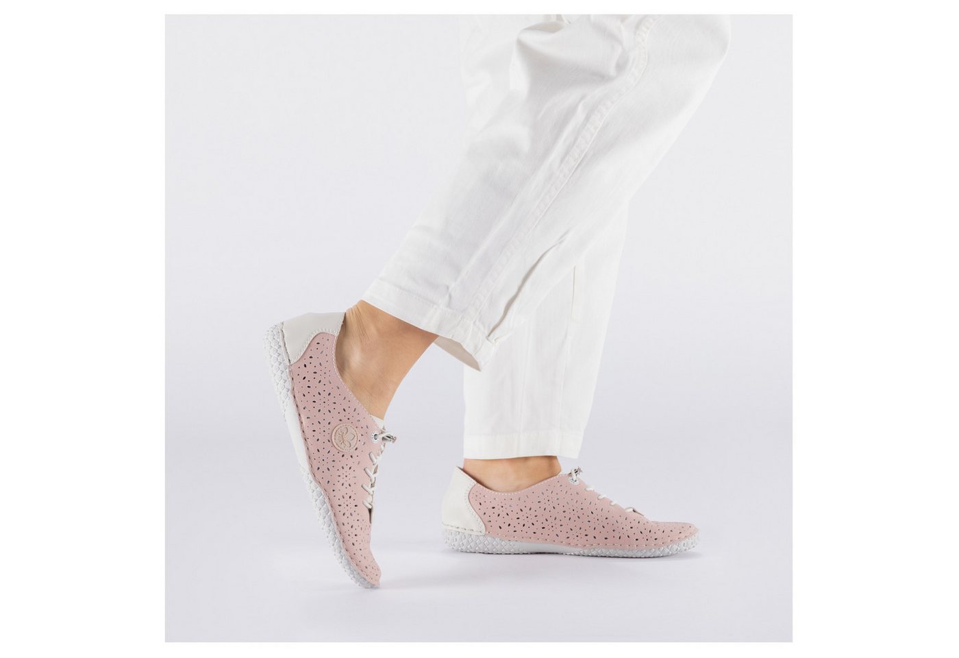 Rieker Slip-On Sneaker Schlupfschuh, Halbschuh, Freizeitschuh mit Schnellverschluss – Bild 2 von 5