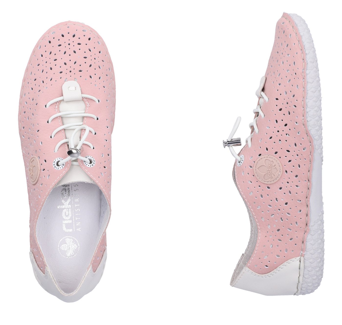 Rieker Slip-On Sneaker Schlupfschuh, Halbschuh, Freizeitschuh mit Schnellverschluss – Bild 4 von 5