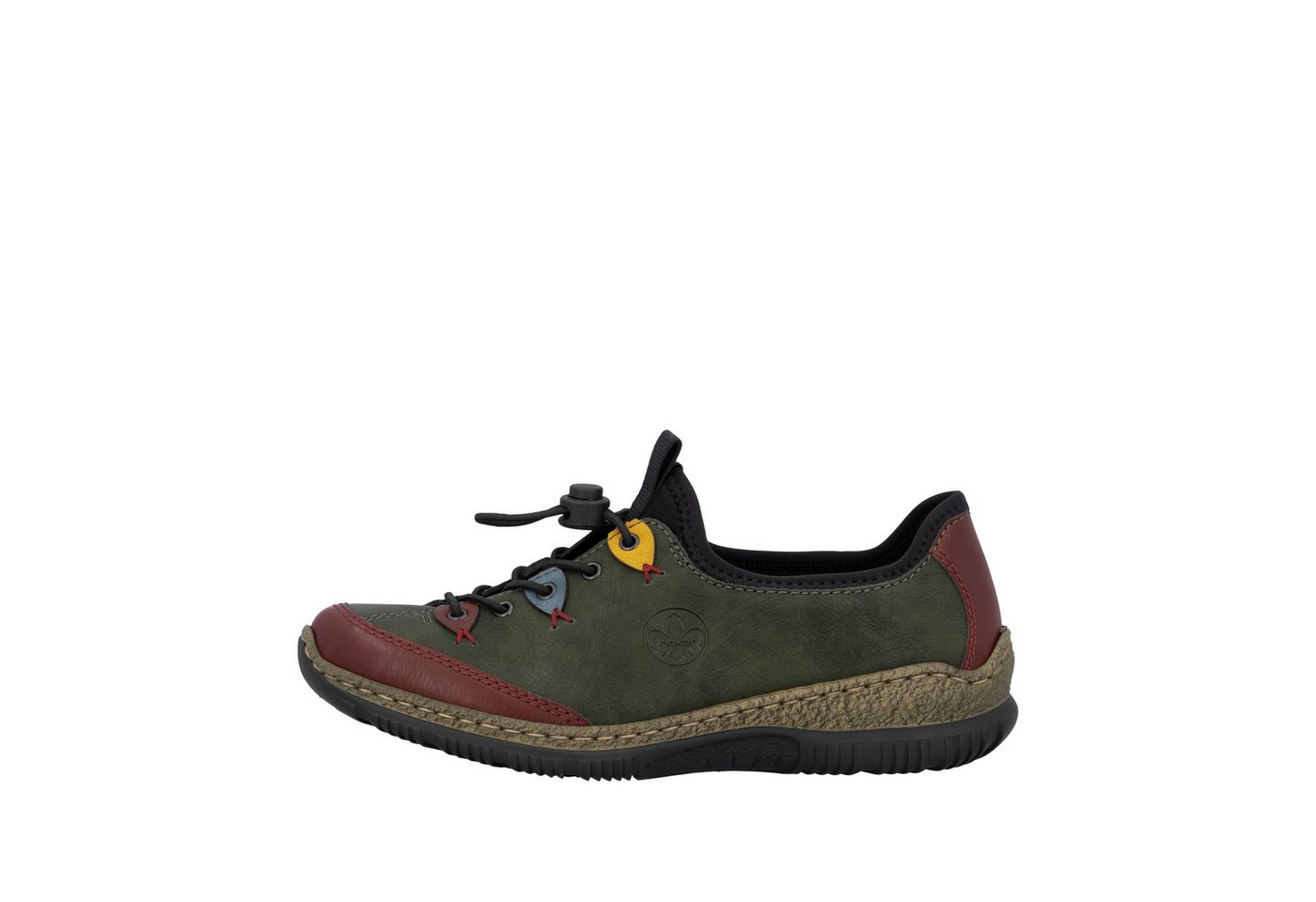 Rieker Slip-On Sneaker Slipper, Schlupfschuh mit sportlichem Schnellverschluß – Bild 2 von 5