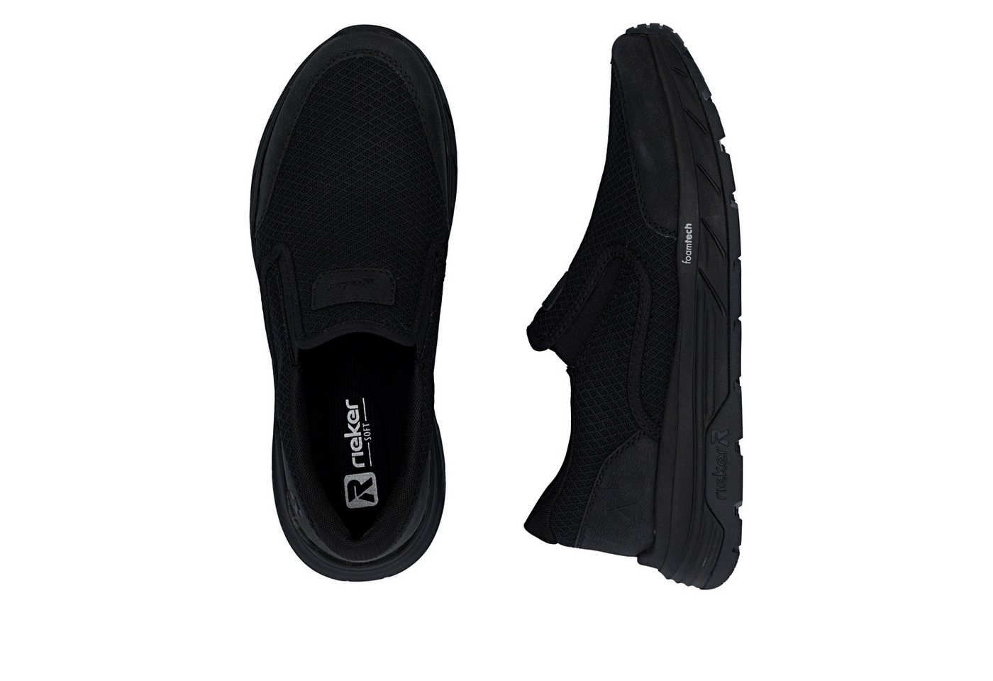 Rieker Slip-On Sneaker Slipper, Schlupfschuh, Halbschuh, Freizeitsneaker mit Gummizüge – Bild 4 von 5