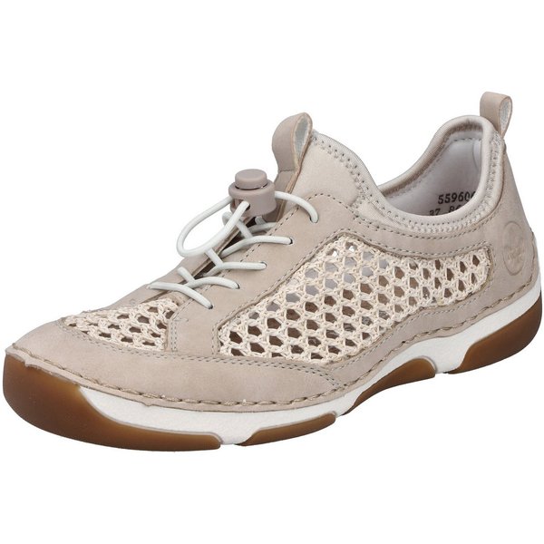 Rieker Slip-On Sneaker Slipper, Freizeitsneaker, Halbschuh mit Schnellverschluss