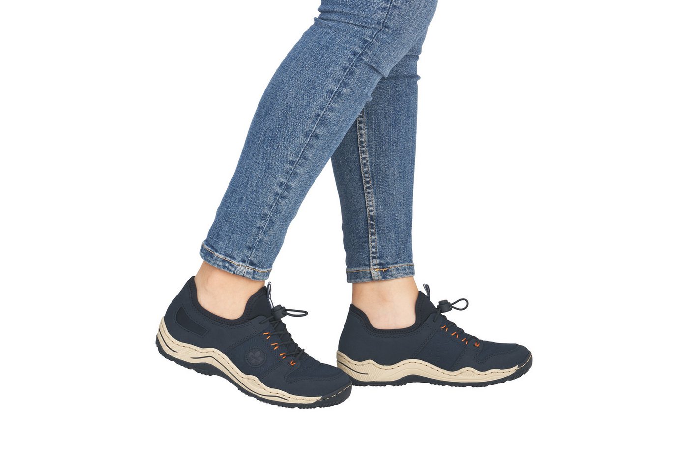 Rieker Slip-On Sneaker Slipper, Schlupfschuh, Freizeitsneaker mit Schnellverschluss – Bild 2 von 5