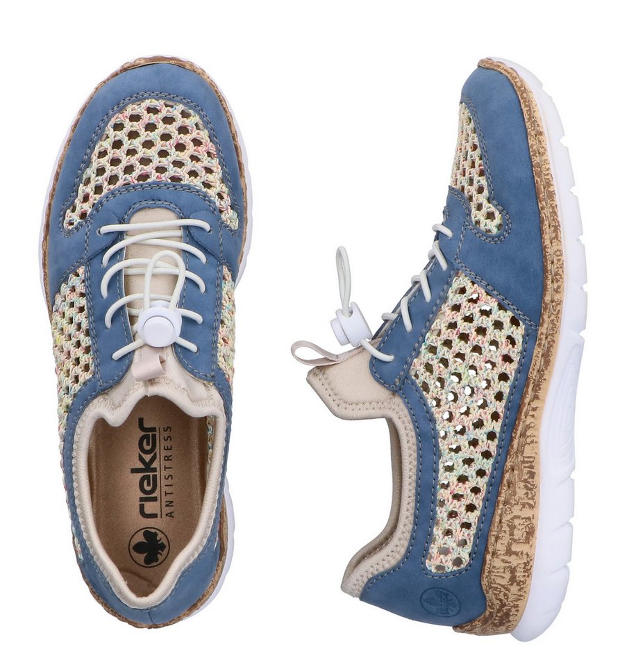 Rieker Slip-On Sneaker Slipper, Freizeitsneaker, Halbschuh mit Schnellverschluss – Bild 5 von 5