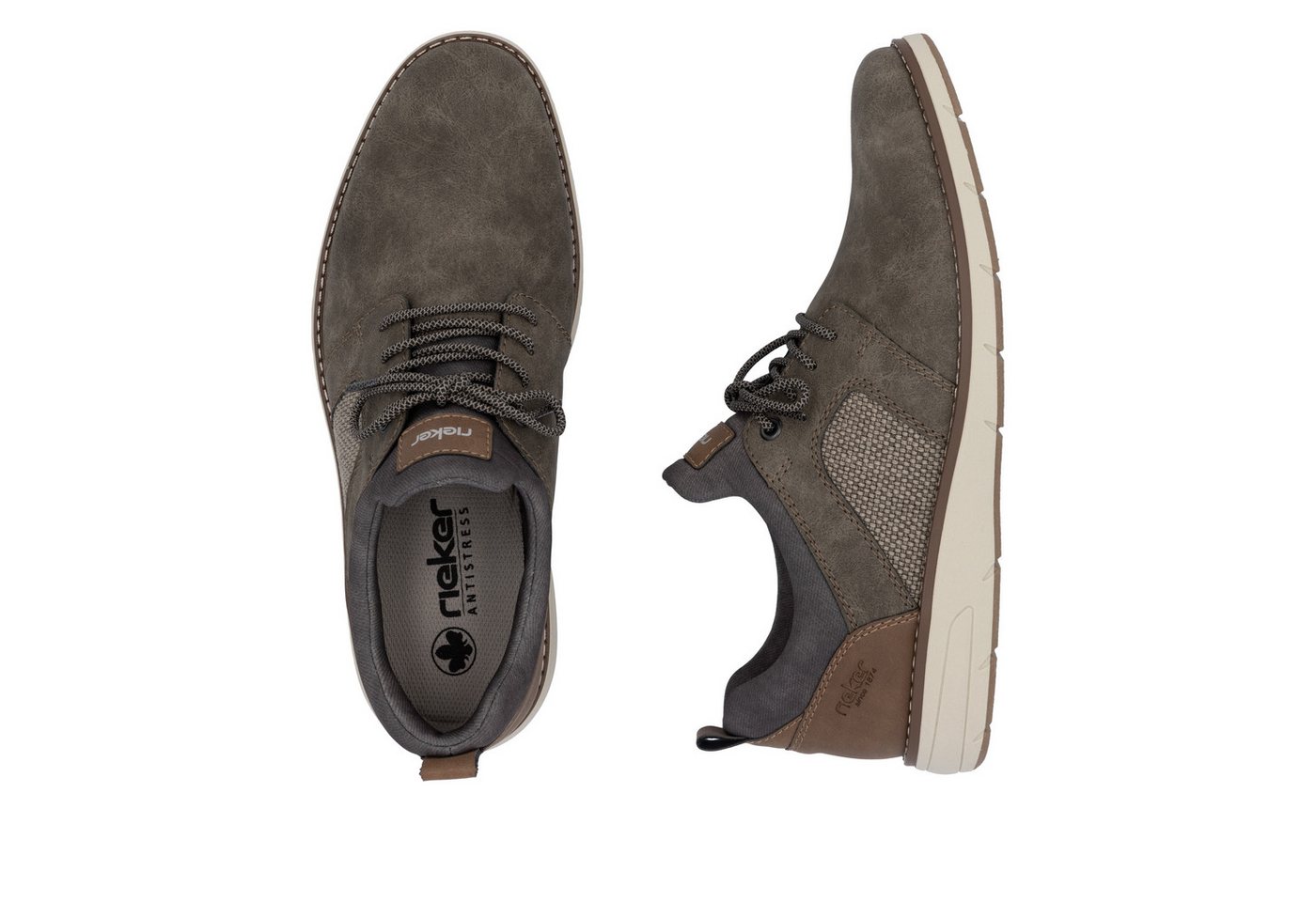 Rieker Slip-On Sneaker Slipper, Freizeitschuh, Halbschuh mit modischer Laufsohle – Bild 3 von 5