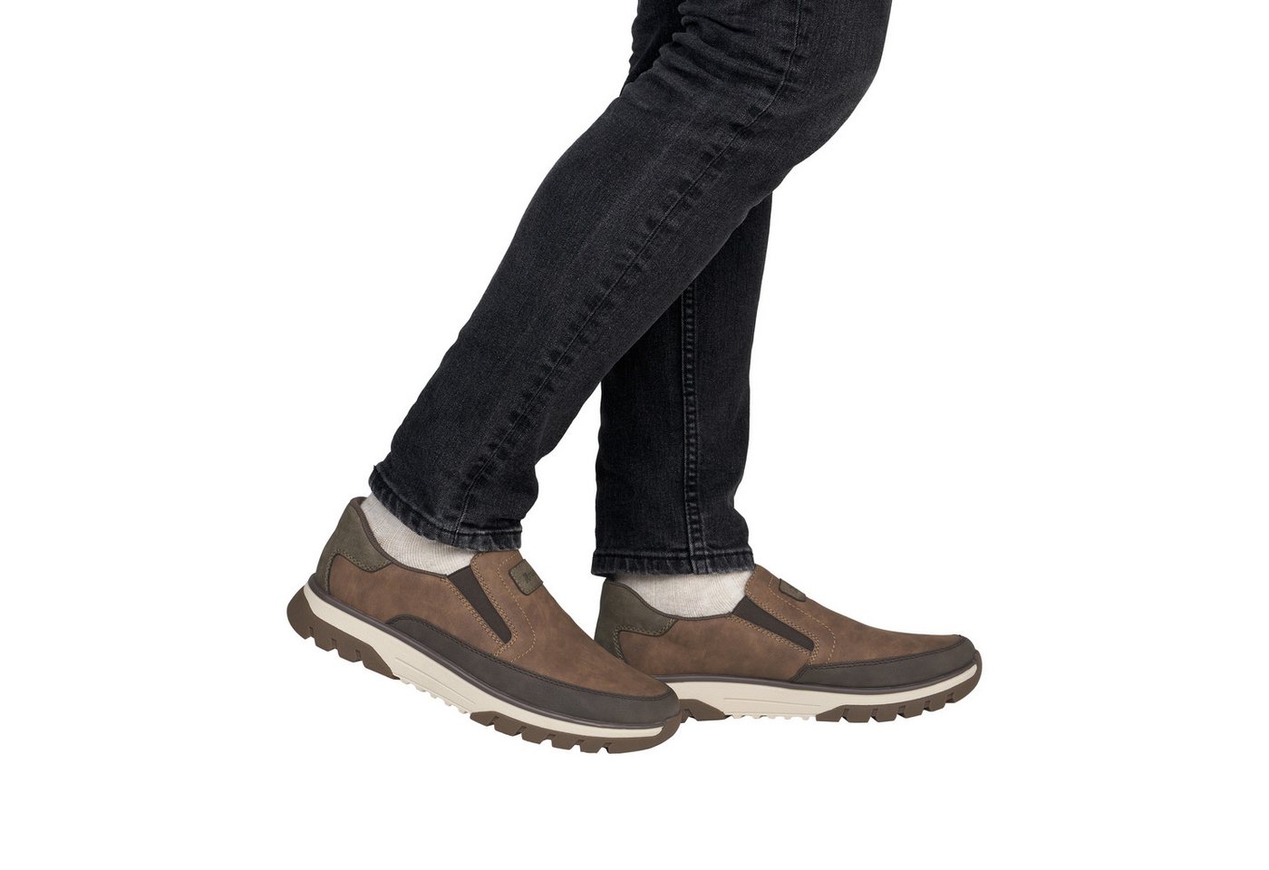 Rieker Slip-On Sneaker Slipper, Schlupfschuh, Halbschuh mit weicher MemoSoft-Innensohle – Bild 2 von 5