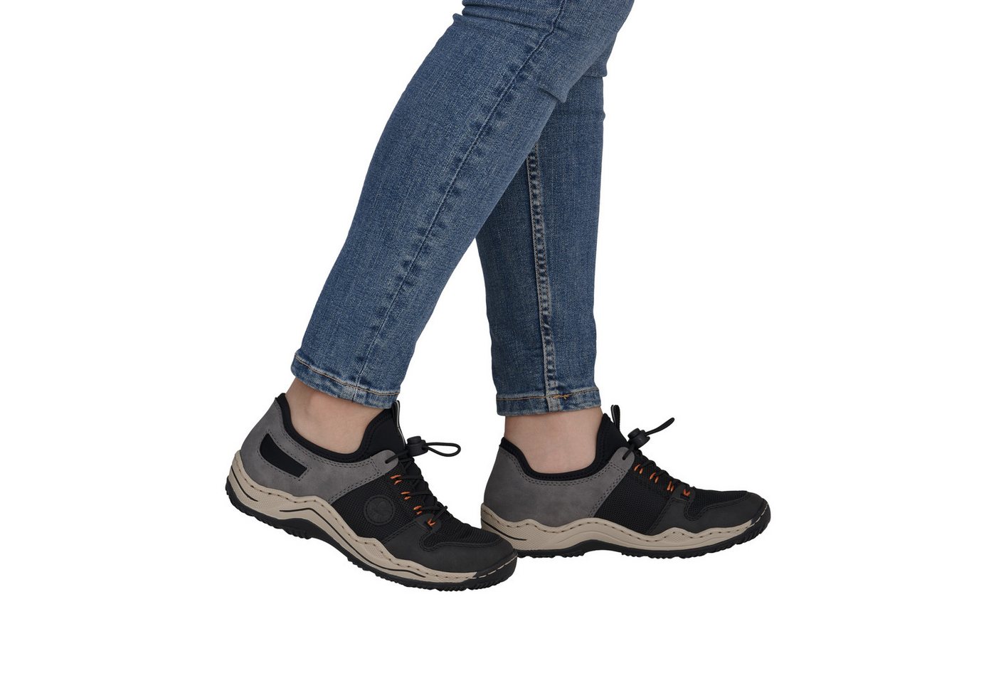 Rieker Slip-On Sneaker Slipper, Schlupfschuh, Freizeitsneaker mit Schnellverschluss – Bild 2 von 5