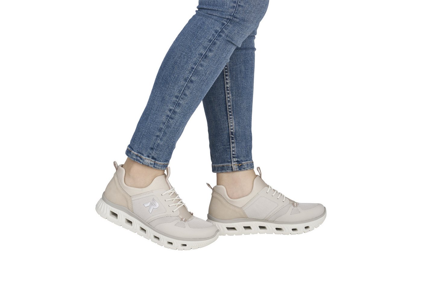 Rieker Slip-On Sneaker Slipper, Freizeitsneaker, Halbschuh mit MemoSoft- Innensohle – Bild 4 von 5
