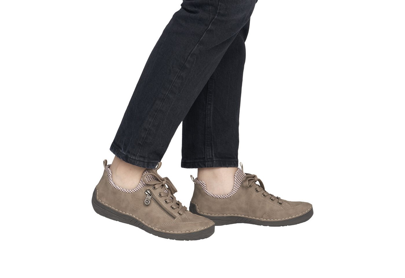 Rieker Slip-On Sneaker Slipper, Schlupfschuh, mit elastischem Einschlupf – Bild 3 von 5