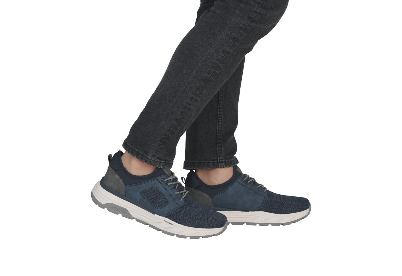 Rieker Slip-On Sneaker Slipper, Schlupfschuh, Halbschuh, Freizeitsneaker mit Gummizug – Bild 4 von 5