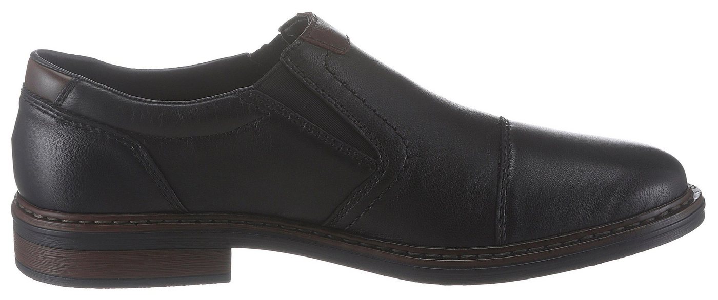 Rieker Slipper Anzugschuh, Business Schuh, Schlupfschuh mit stylischer Quernaht – Bild 5 von 5