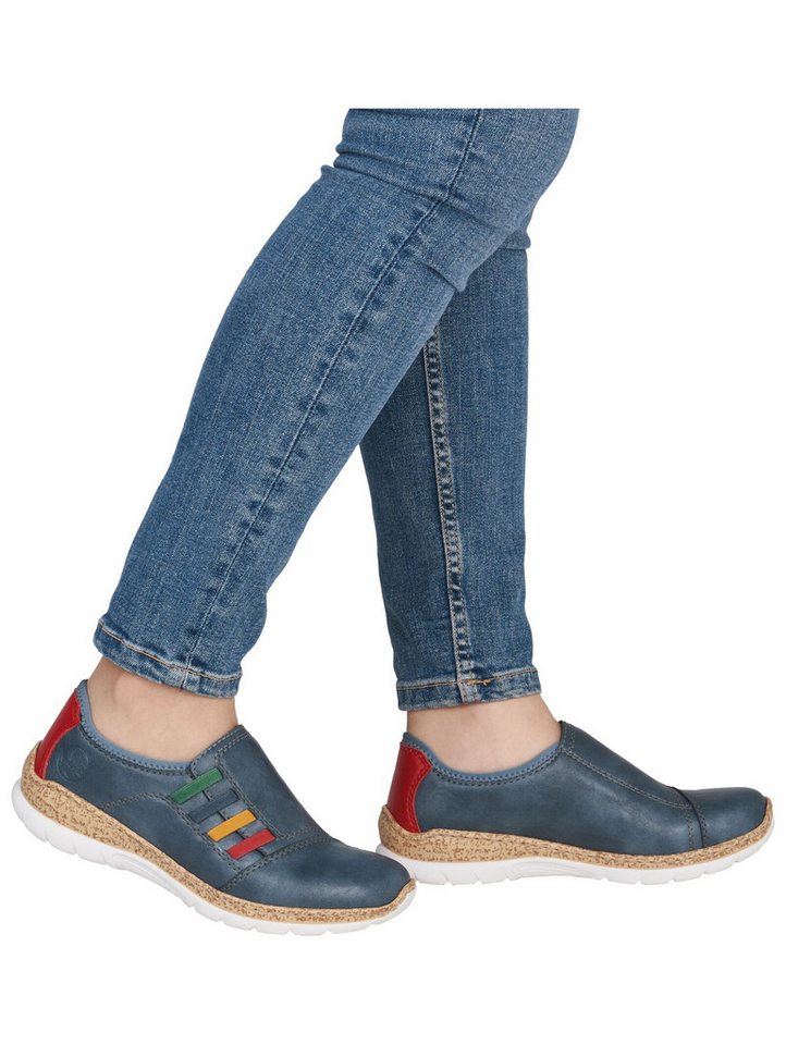 Rieker Rieker Slipper Lederimitat Slipper – Bild 3 von 5