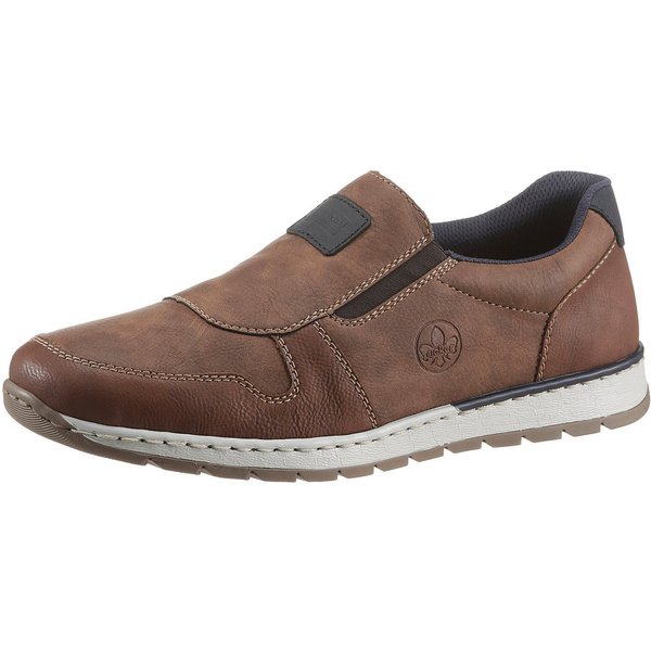 Rieker Slipper mit seitlicher Logoprägung