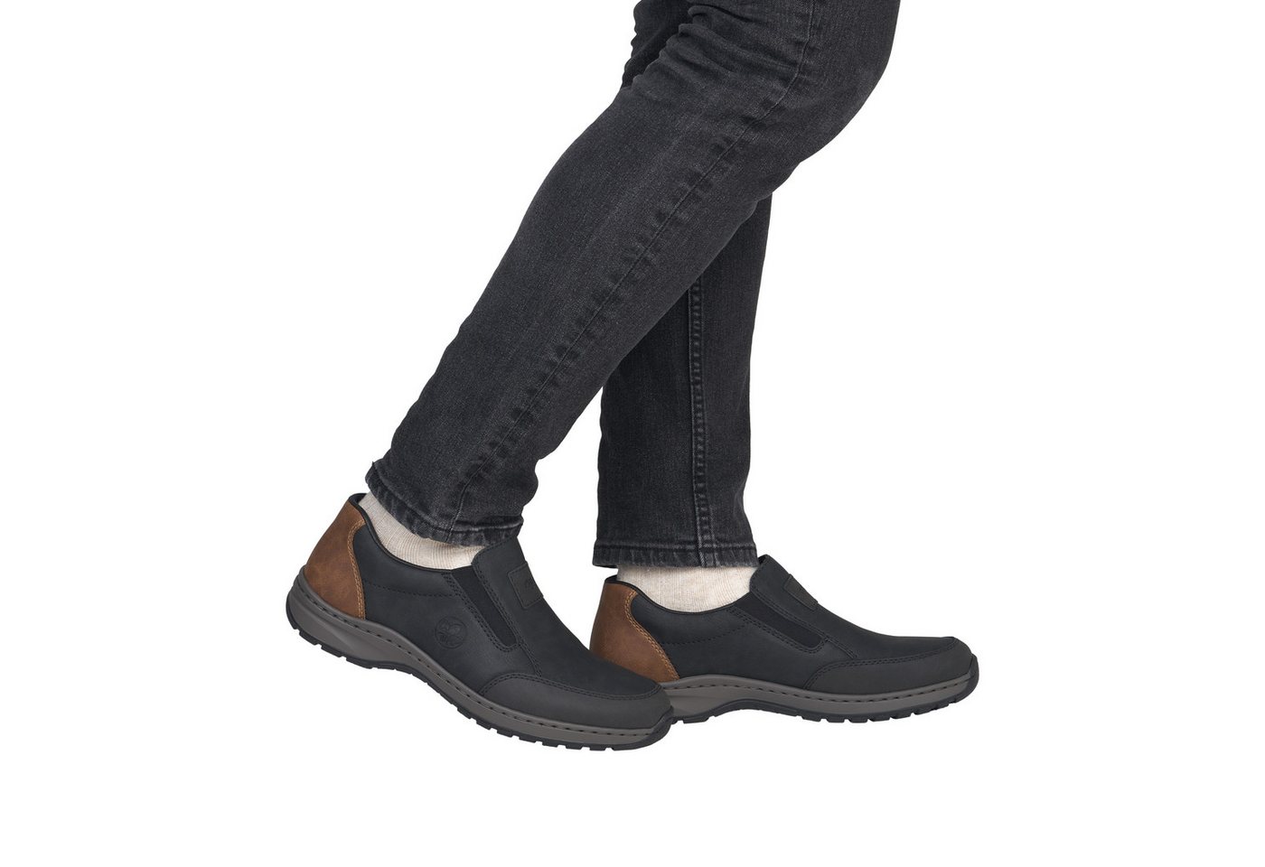 Rieker Slipper Schlupfschuh, Halbschuh, Freizeitschuh in bequemer Weite G (weit) – Bild 2 von 5