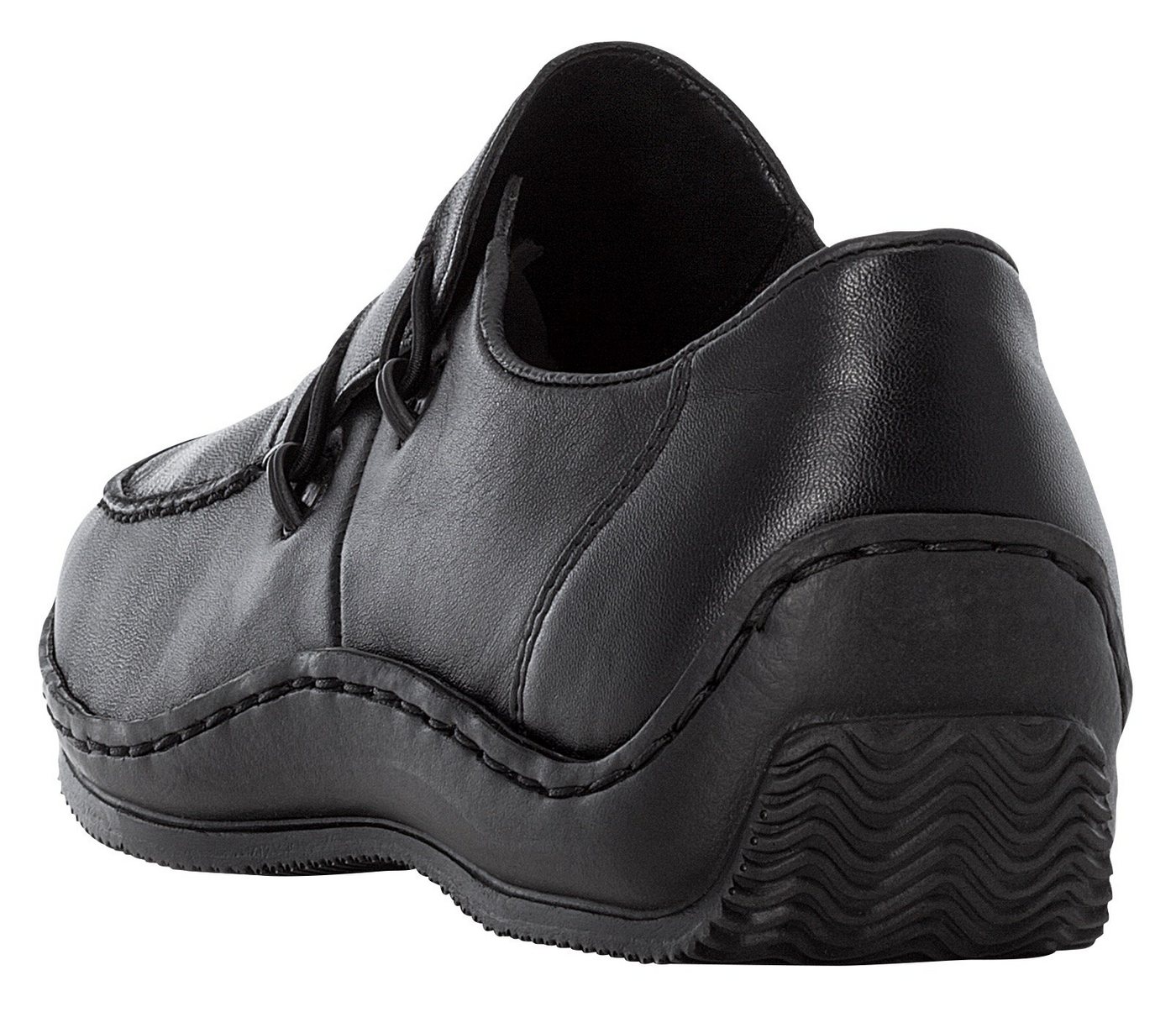 Rieker Slipper Schlupfschuh, Freizeitschuh, Halbschuh mit Stretcheinsatz – Bild 2 von 5